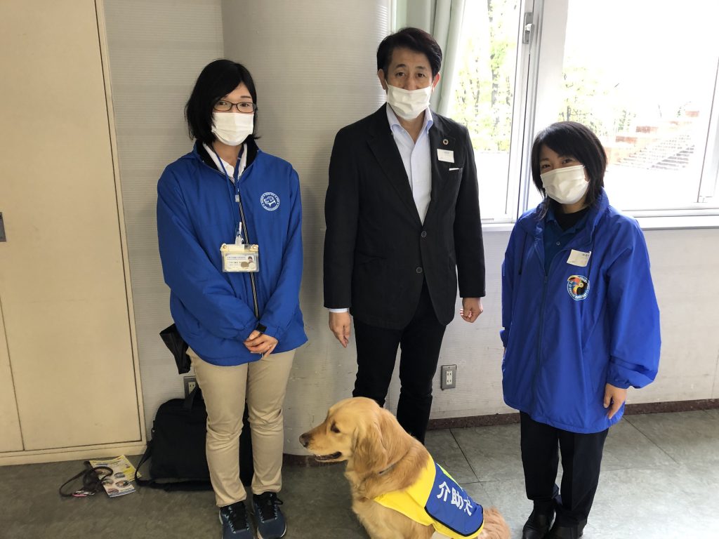 介助犬PR犬のキララちゃんとお会いしました。